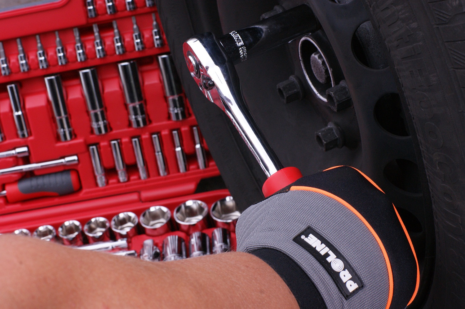 4.proline zestaw kluczy nasadowych odkrecanie